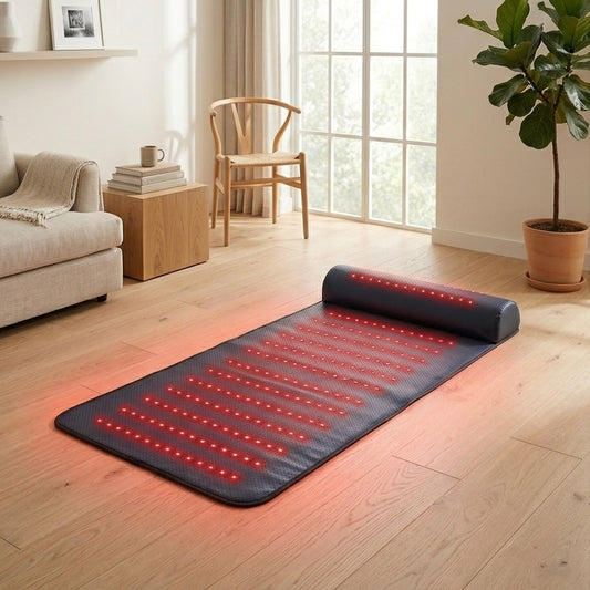 LumiRecovery | Red Light Therapy Mat with Neck Support