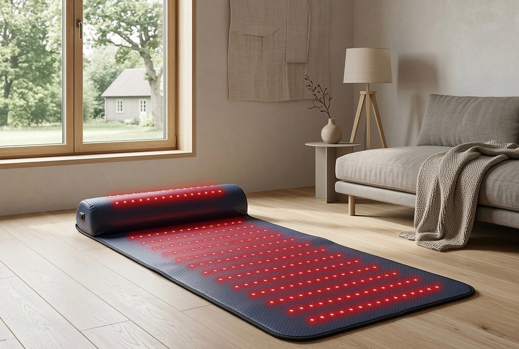 LumiRecovery | Red Light Therapy Mat with Neck Support