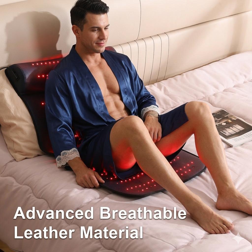 LumiRecovery | Red Light Therapy Mat with Neck Support