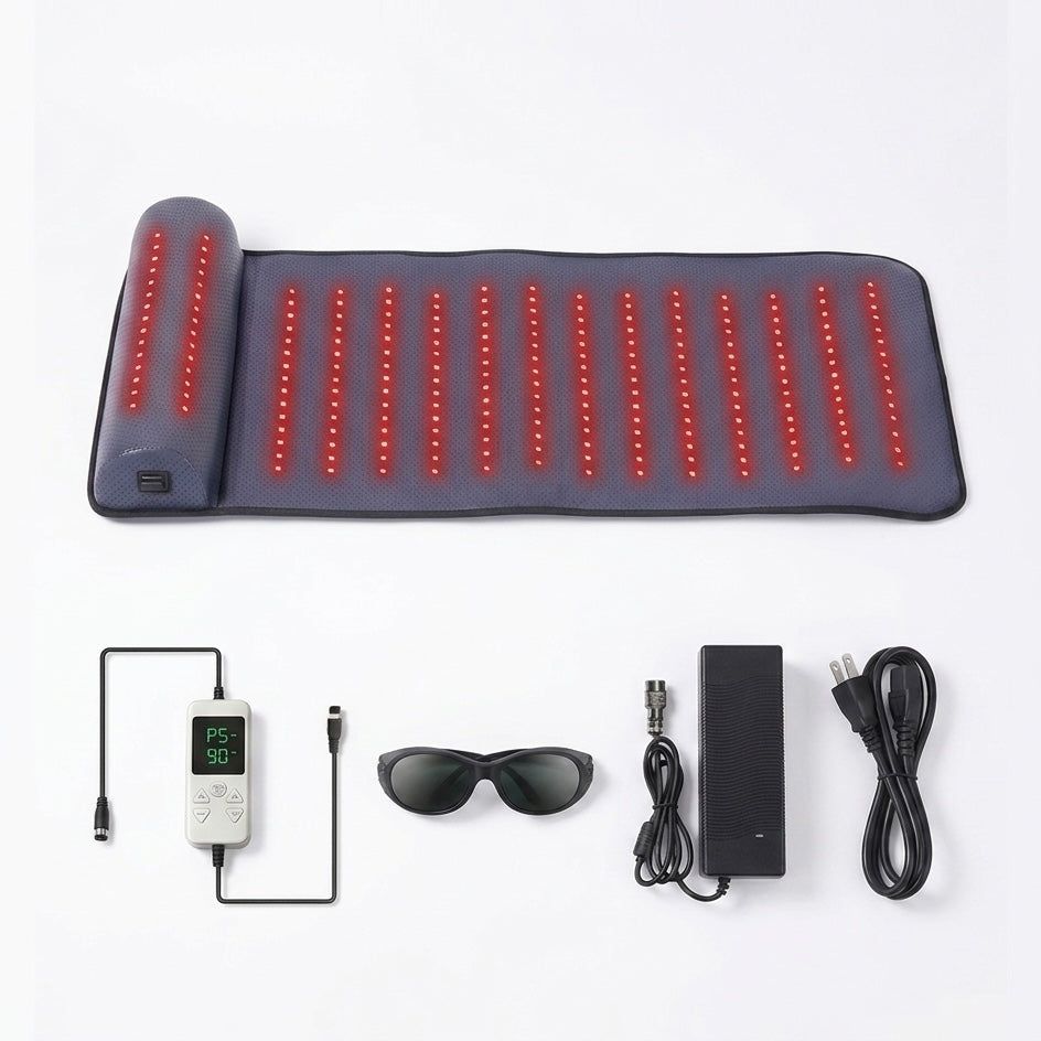 LumiRecovery | Red Light Therapy Mat with Neck Support