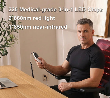 LumiRecovery | Red Light Therapy Mat with Neck Support