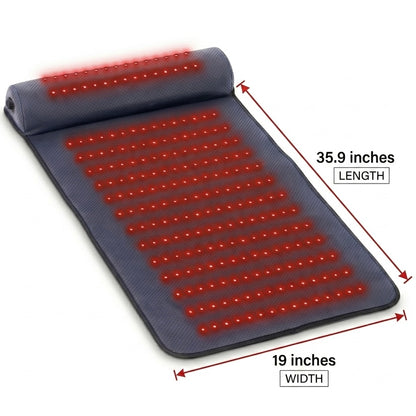 LumiRecovery | Red Light Therapy Mat with Neck Support