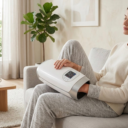 LumiRecovery | Cordless Hand Massager with Heat & Compression Therapy