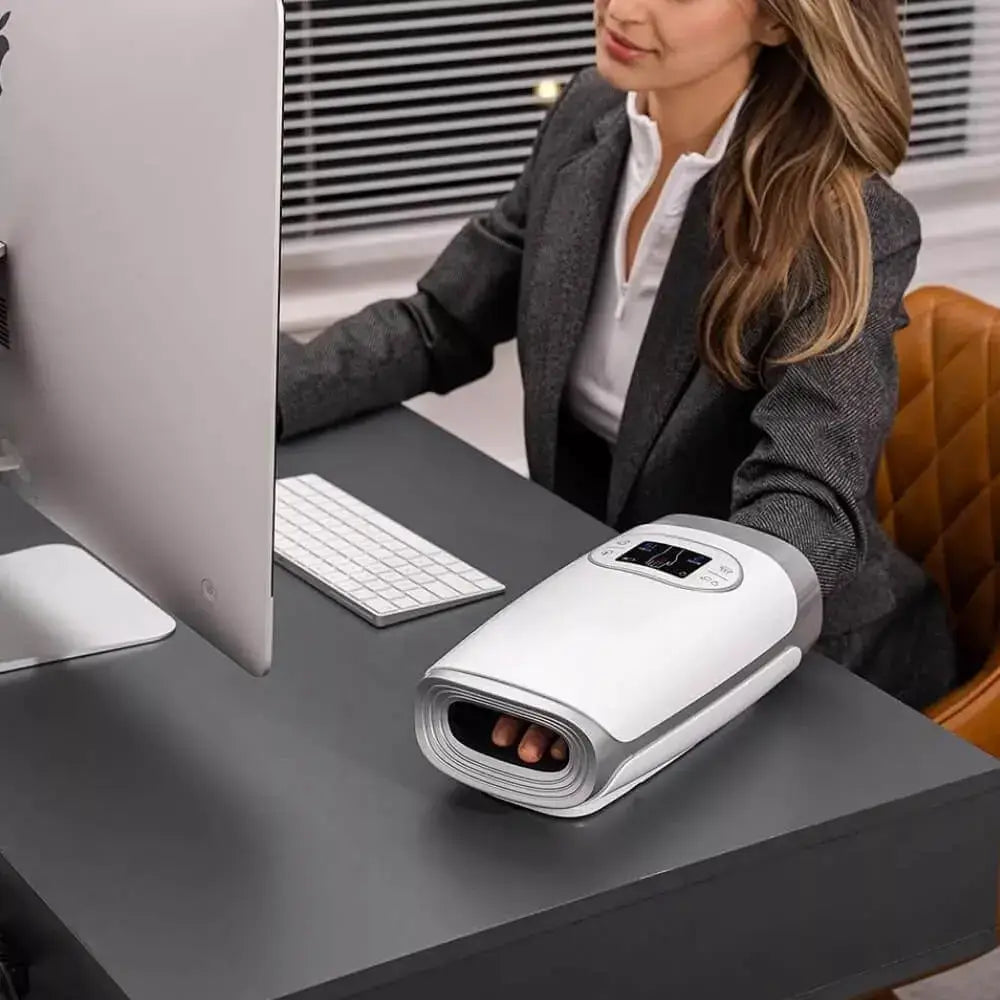 Cordless Hand Massager with Heat & Compression Therapy | Portable Relief for Pain and Stiffness 1