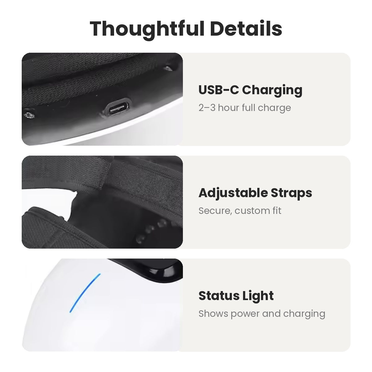 Portable knee massager with heat, vibration, and infrared light