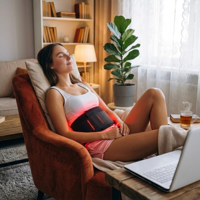 LumiRecovery Infrared Light Belt for back, joints and abdomen