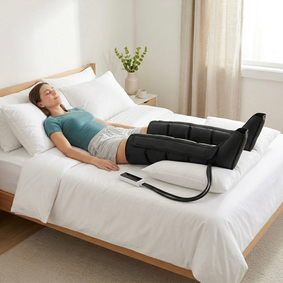 LumiRecovery 360 Air Compression Leg Massager for calves and thighs