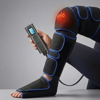 LumiRecovery Air Compression Leg Recovery System with heat and adjustable intensity
