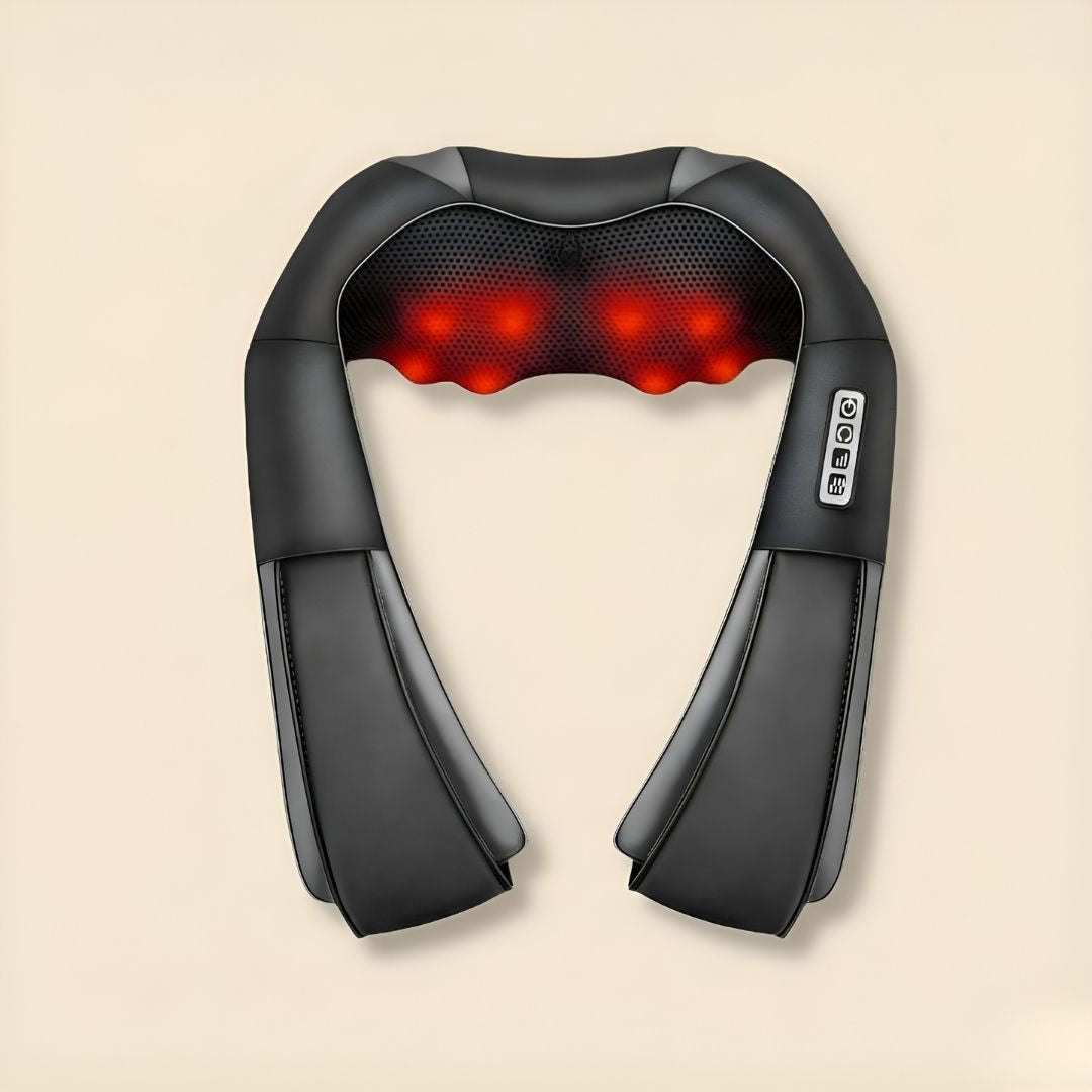 LumiRecovery Heated Shoulder Massage Shawl for Neck and Back Relief