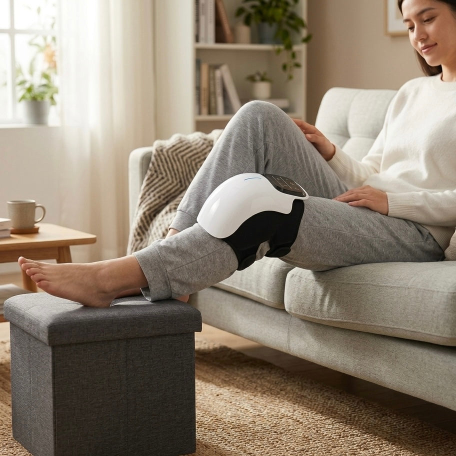 LumiRecovery Knee Massager with Heat Vibration and Infrared Therapy