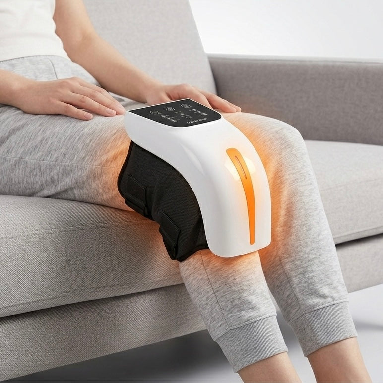 LumiRecovery Knee Recovery System with Heat Vibration and Red Light Therapy
