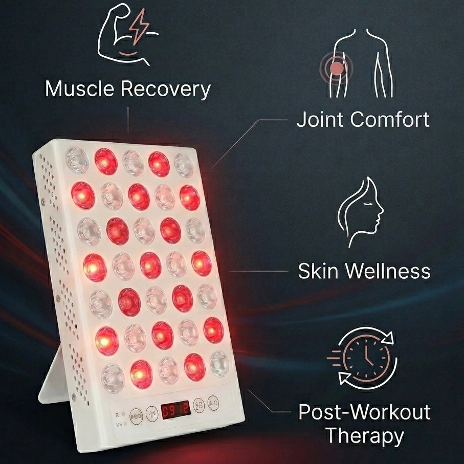 LumiRecovery Pro Light Panel Red and Near-Infrared Light Therapy Device
