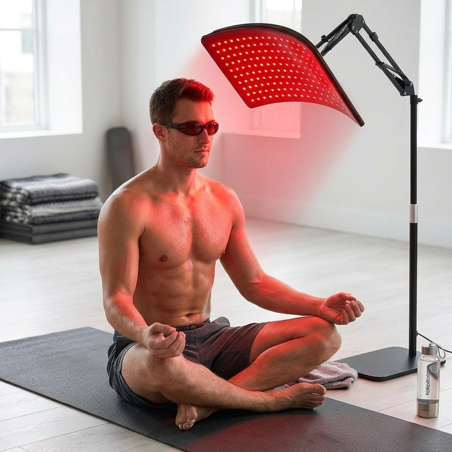 LumiRecovery Red Light Therapy Lamp with Detachable Wrap for Targeted Relief
