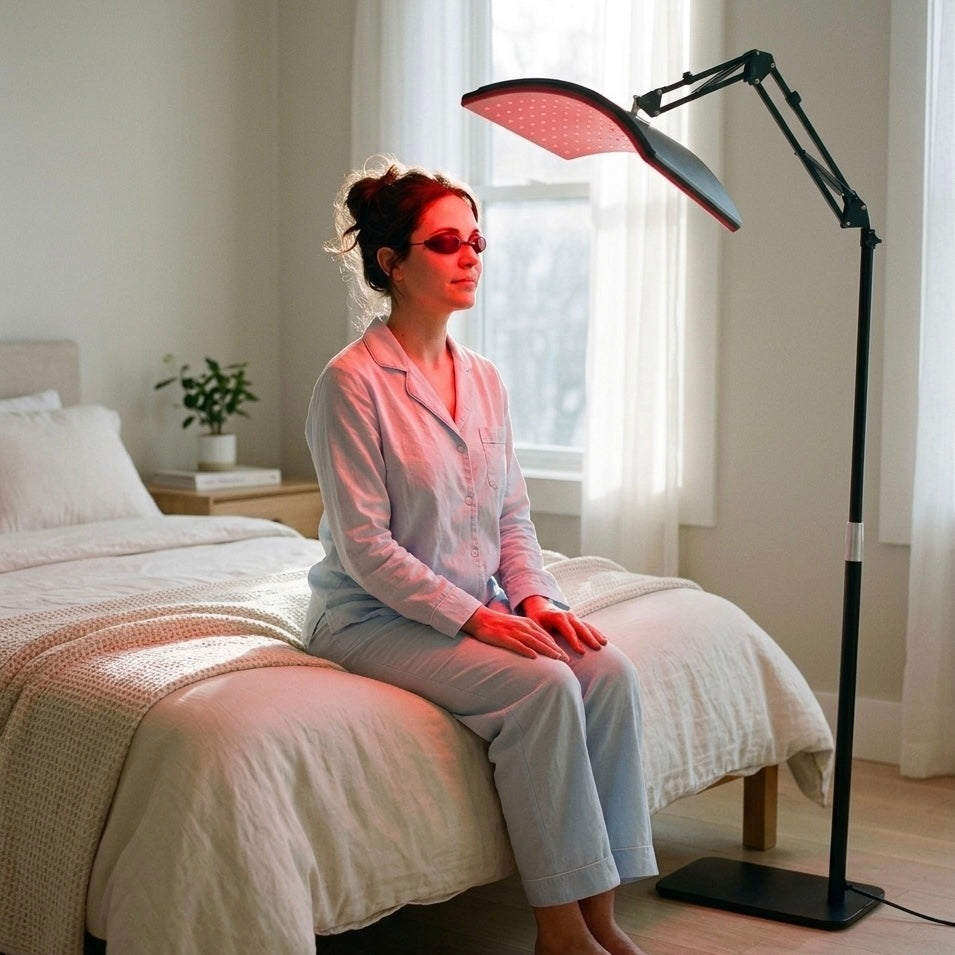 LumiRecovery Red Light Therapy Lamp with Detachable Wrap for Targeted Relief