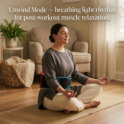 LumiRecovery Red Light Therapy Wrap with Dual Wavelength Pain Relief