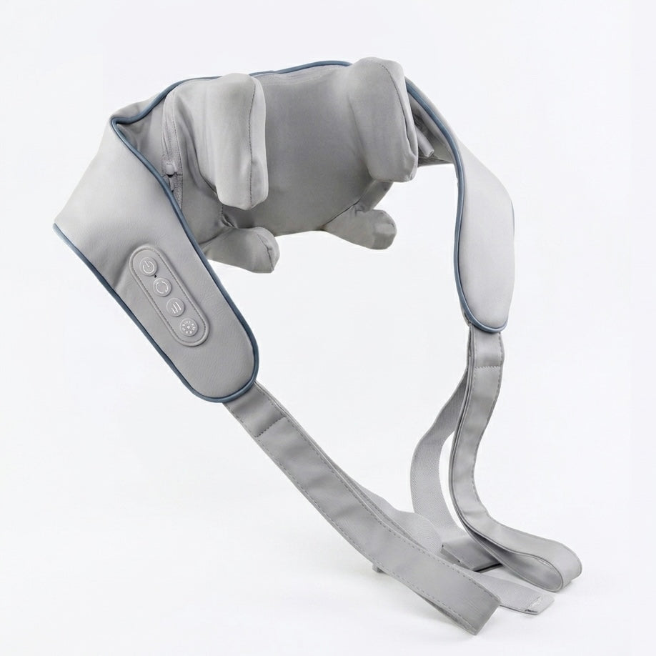LumiRecovery Neck Massager – 4 Techniques Kneading Pushing Pinching and Pressure