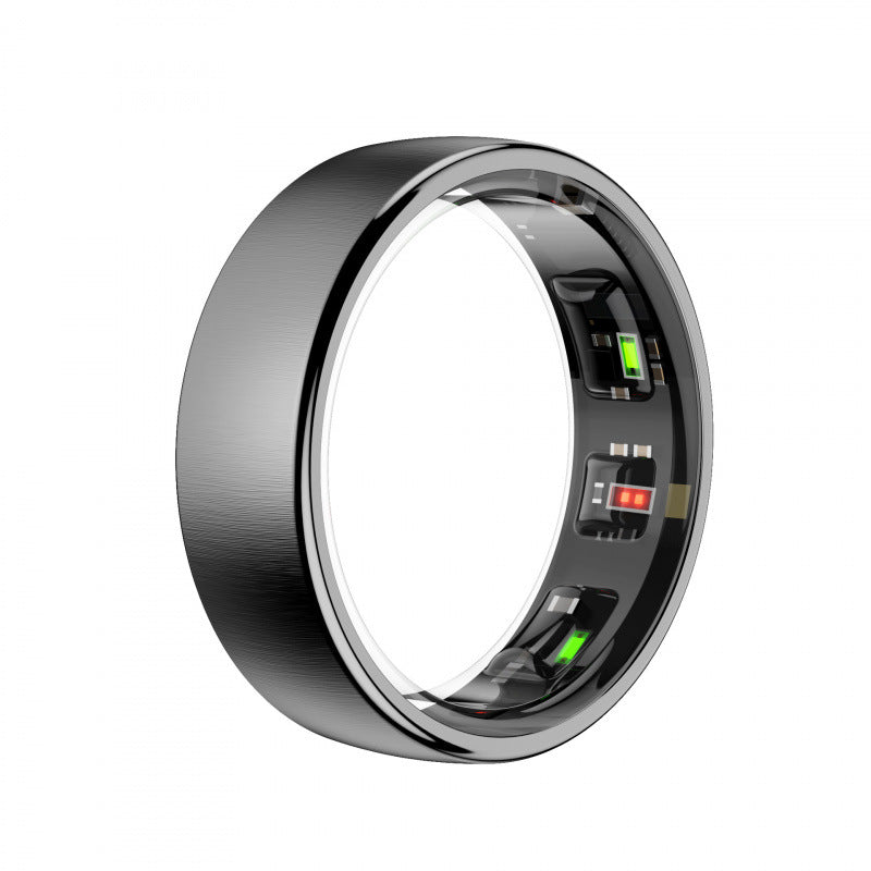 Smart ring health tracker for sleep, heart rate, blood oxygen and temperature with wireless charging case