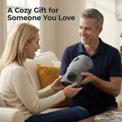 Wearable cordless neck and shoulder massager with heat, vibration and adjustable straps